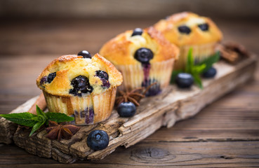 Blueberry muffins