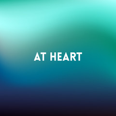 square blurred background - sunset colors With motivating quote