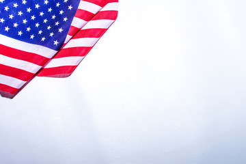 Obraz premium Beautifully star and striped United States of America flag