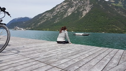 Radtour am Achensee in Tirol