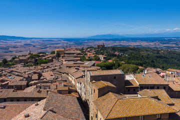 Fototapeta na wymiar Volterra medieval town in Tuscany Italy