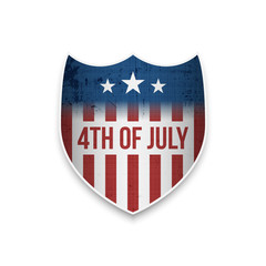 Greeting Banner for 4th of July