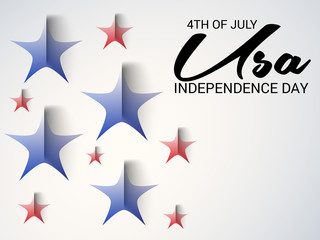 4th of July Usa Independence Day.
