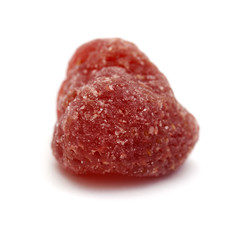 Candied fruit on white