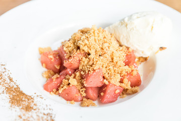 apple crumble