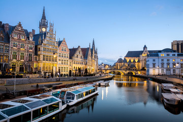 Fototapeta premium Ghent Old town Belgium