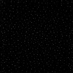 Abstract seamless pattern.Stars in space, falling snow on a black background. White dots. Vector illustration.
