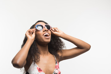 Young Patriotic Black Woman