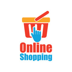 Fototapeta premium online store / online shopping logo for your business online. vector illustration