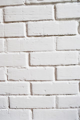 the white brick wall