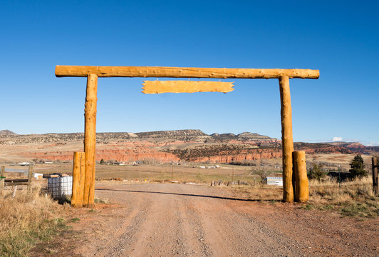 Ranch Entrance Gate Country Farm Marquee