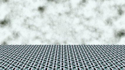 The horizon line. Clouds in the sky. 3D textura.