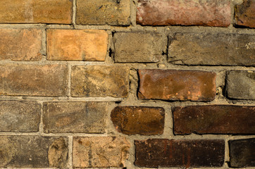 Texture of the brick wall as a background