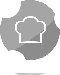 Chef hat sign icon. Cooking symbol. Cooks hat