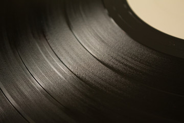 Photo of vinyl record texture