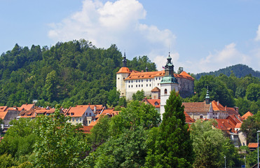 Fototapeta na wymiar Castle Skofja Loka, Slovenia