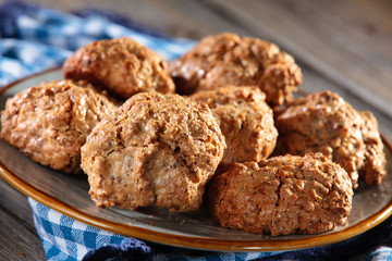 Homemade almond cookies.