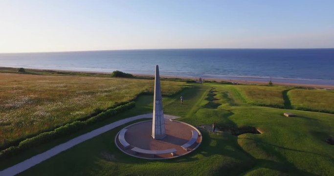 Normandy Beach Aerial - Drone (#00005)