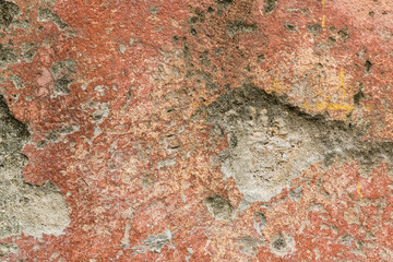 orange concrete wall grunge texture