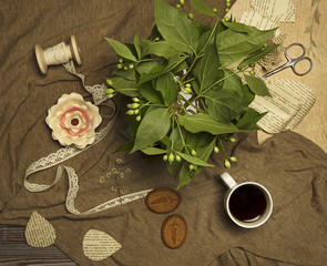 Coffee and instruments