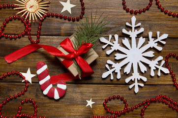 Sugar cane and snow flake