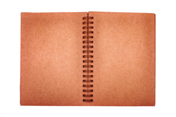 Opened old note book