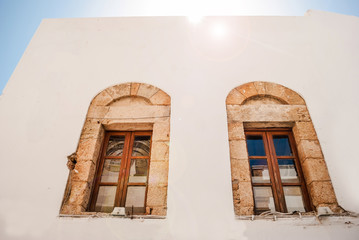 Traditional house in Lindos, Rhodes, Greece