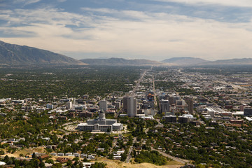 Mountain View Cityscape