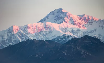 Foto auf Acrylglas Denali Denali Range Mt McKinley Alaska Nordamerika