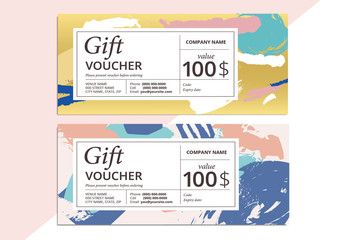 Patterned Gift Voucher Layout 1