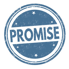 Promise sign or stamp