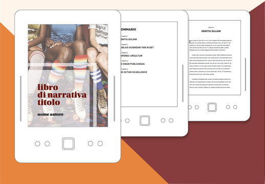 Layout libro di narrativa per ePub