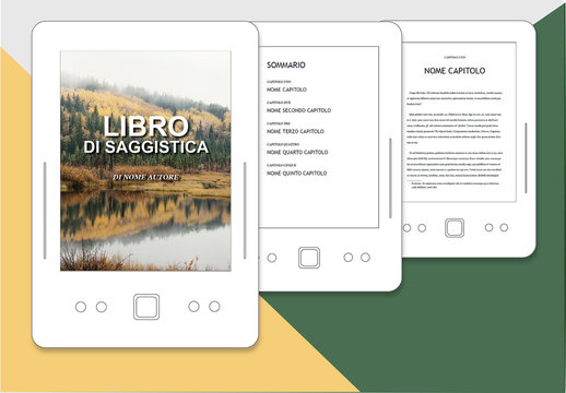 Layout libro di saggistica per ePub