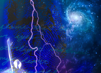 Spiritual Passion  Some elements image credit NASA