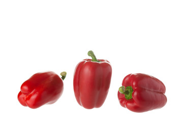 sweet pepper isolated on white backgound