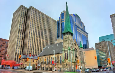 Zelfklevend Fotobehang First Baptist Church in Ottawa, Canada © Leonid Andronov