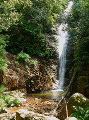 Cascada del Chorro de Rocigalgo en el Parque Nacional de Cabañeros
