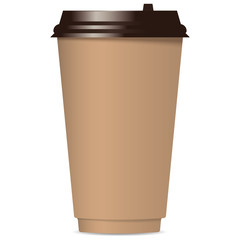 Paper cup. coffee. Vector illustration