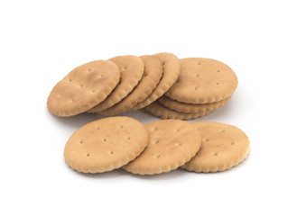 Cracker isolated on white