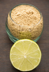 Ginger, powder and root