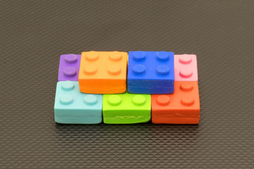 Interlocking building blocks, similar to Brickss