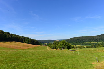 Fototapeta na wymiar Breuberg im Odenwaldkreis Südhessen