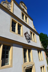 Fototapeta na wymiar Schlossmühle und Kavaliershaus im Schloss Fürstenau Michelstadt Südhessen