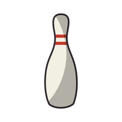 Bowling sport game icon vector illustration graphic design