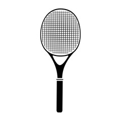 Tennis racket equipment icon vector illustration graphic design