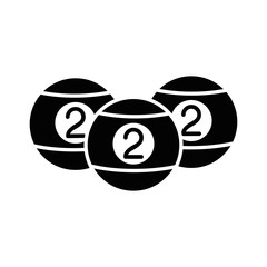 Pool sport game icon vector illustration graphic design