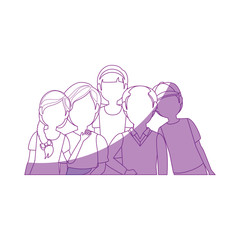 family grandparents grandchildren icon vector illustration graphic design