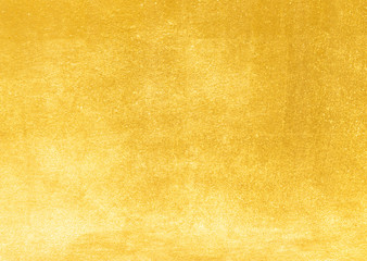 Obraz premium Shiny yellow leaf gold foil texture