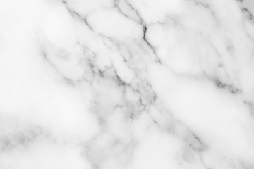 White marble texture with natural pattern for background