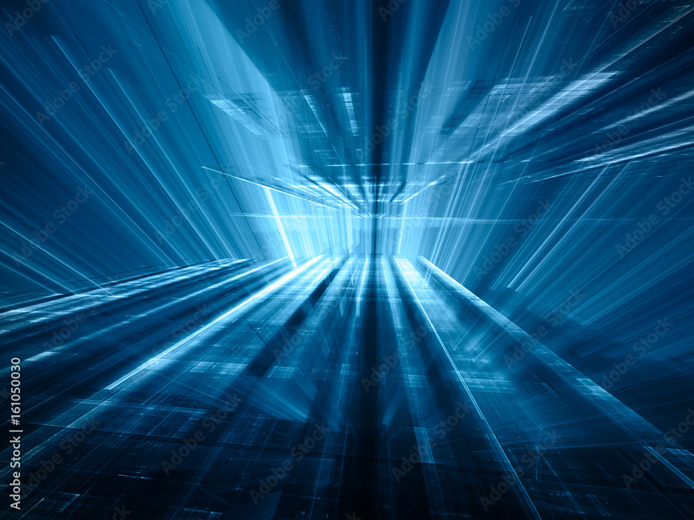 Poster abstract background element. 3d scan series. fractal graphics. perspective composition of light and 